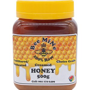 bee mine raw/ creamed honey